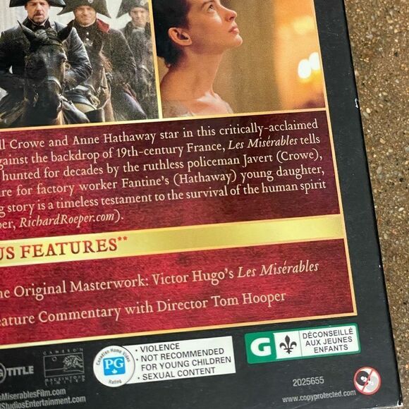 Les Miserables Preowned Movie - Picture 2 of 5